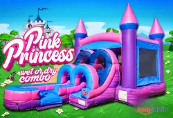 Pink Princess Bounce and Slide Combo