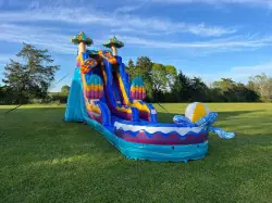 19' Pool Party Water Slide - Jumptastic