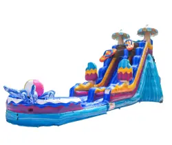 19' Pool Party Water Slide - Jumptastic