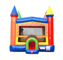 Rainbow Castle Bounce House - Jumptastic