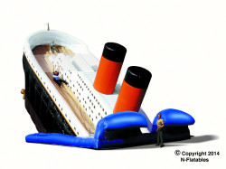 The Titanic 25' Dual Lane Slide - Jumptastic