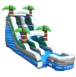 15' Tropical Marble Water Slide - Jumptastic