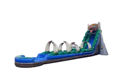 22' Jurassic Rush Water Slide with Slip N Slide - Jumptastic