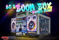 80's Boom Box Jumbo Bounce House