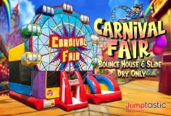 Carnival Fair Bounce and Slide Combo