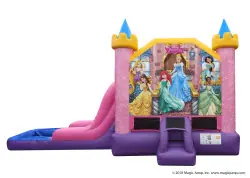 Disney Princess Deluxe Bounce and Slide - Jumptastic