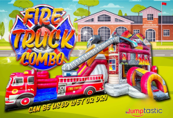 Fire Truck Bounce and Slide