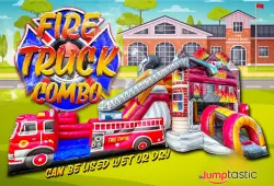 Fire Truck Bounce and Slide