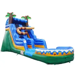 15' Hidden Jaguar Water Slide - Jumptastic