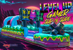 Level Up Gamer Slip N Slide