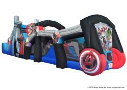 Marvel Avengers Dual Lane Obstacle Course - Jumptastic