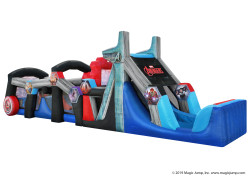 Marvel Avengers Dual Lane Obstacle Course - Jumptastic