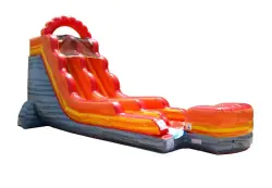 18' Molten Lava Water Slide - Jumptastic