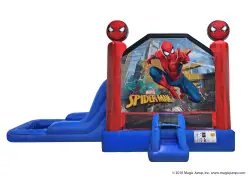 Spiderman Deluxe Bounce & Slide - Jumptastic