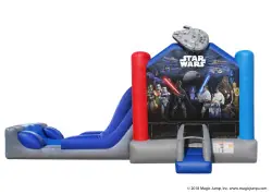 Star Wars Deluxe Bounce and Slide - Jumptastic