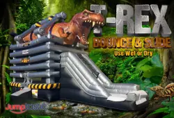 T-Rex XL Bounce and 15' Slide