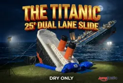 The Titanic 25' Dual Lane Slide
