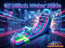 18' Glitch Gamer Water Slide