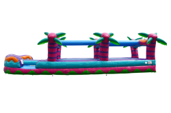 35' Dual Lane Tropical Hurricane Slip & Slide - Jumptastic
