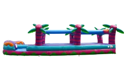 35' Dual Lane Tropical Hurricane Slip & Slide - Jumptastic