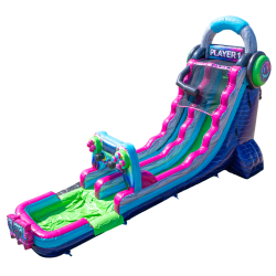18' Glitch Gamer Water Slide - Jumptastic